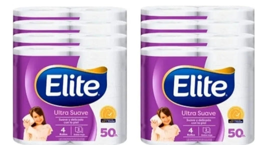 Bolsón Papel Higiénico Elite Ultra D/H 50m 32 Rollos