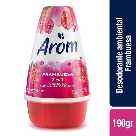 CONO GEL  AROM - AROMAS  MANZANA CANELA y FRAMBUESA