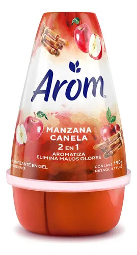 CONO GEL  AROM - AROMAS  MANZANA CANELA y FRAMBUESA