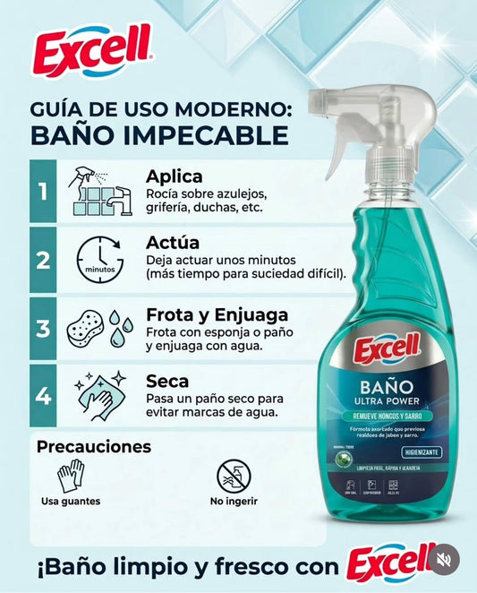 Limpiador de baño power excell