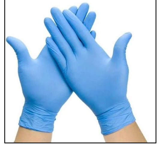 Guantes Nitrilo azul Talla M