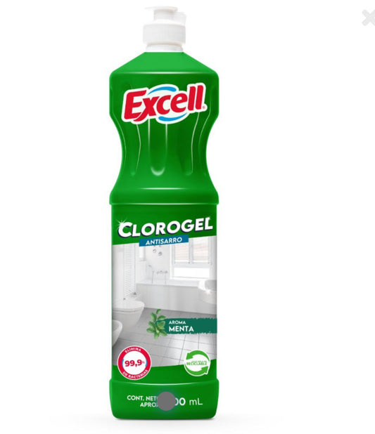 Cloro Gel Excell Anti Sarro Menta 900 Ml