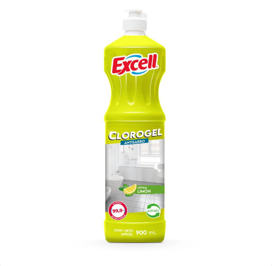 Cloro Gel Excell Anti Sarro Limón 900 Ml