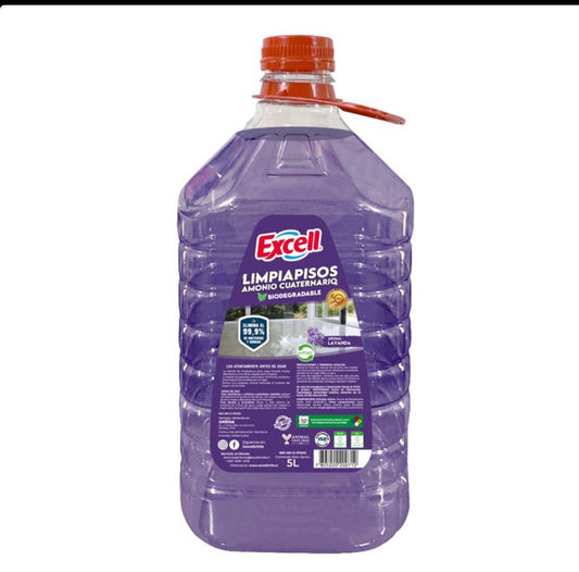 Limpiapisos Lavanda 5 lts. marca Excell