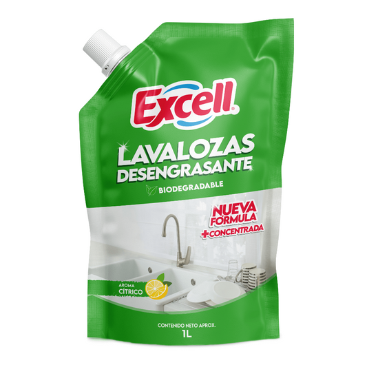 Lavalozas Desengrasante Excell Doypack 1 Litro