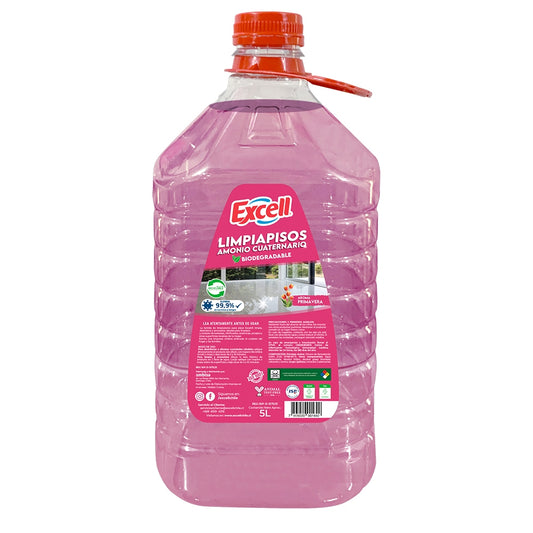 Limpiapisos Aroma Primavera 5 lts. Marca Excell